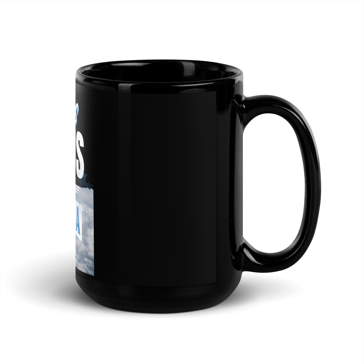 Loves Jesus and America Too Mug