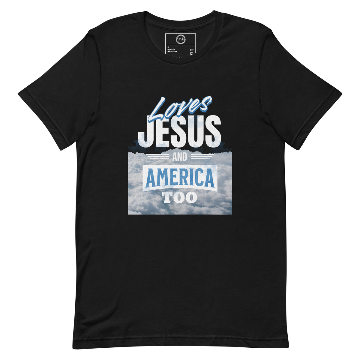 Loves Jesus and America Too t-shirt