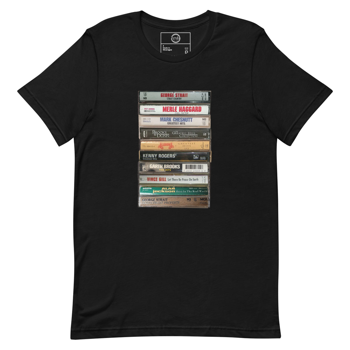 Country Music Cassette T-Shirt