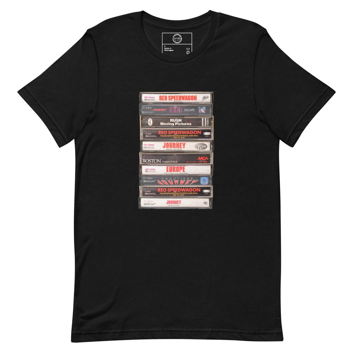 Classic Rock Cassette t-shirt