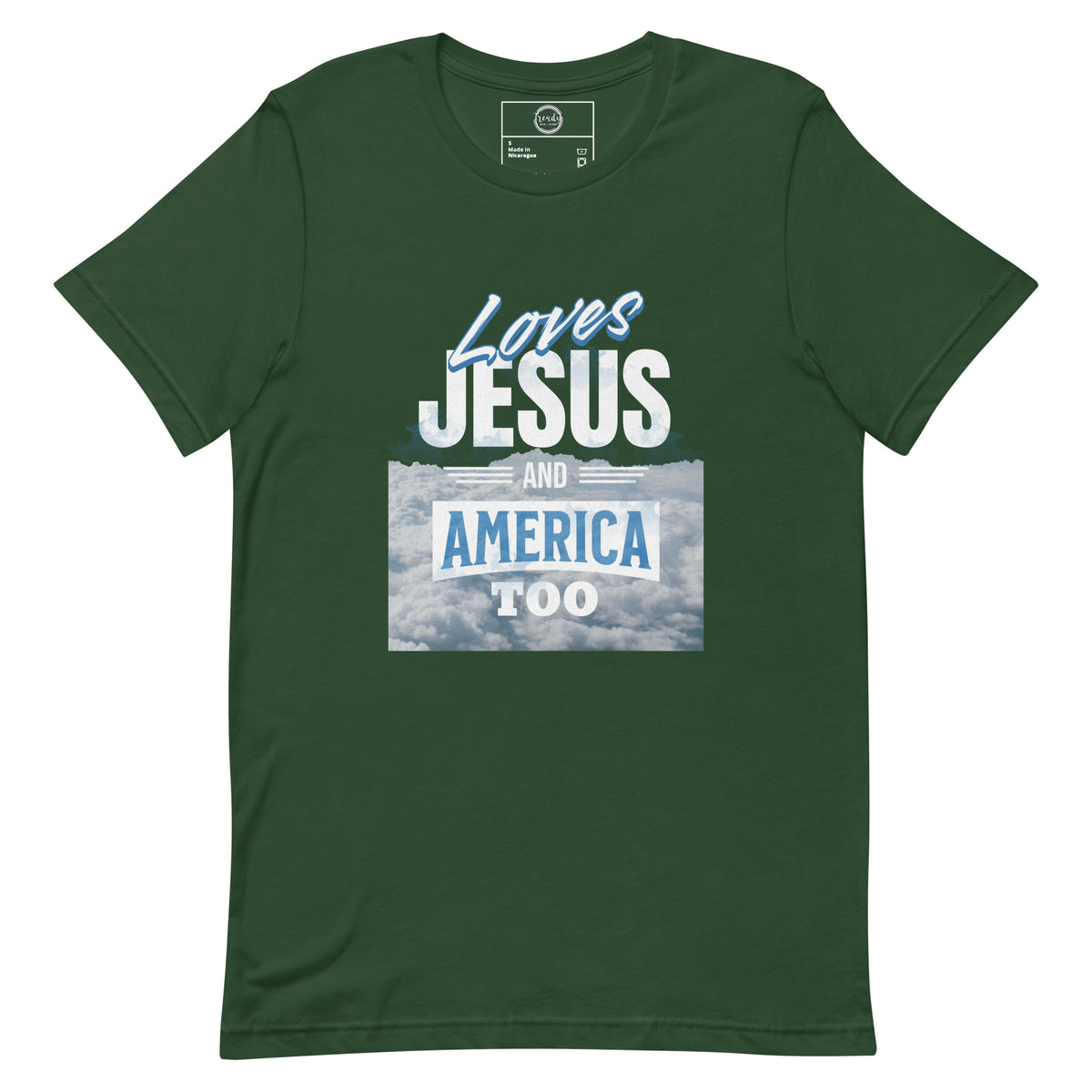 Loves Jesus and America Too t-shirt