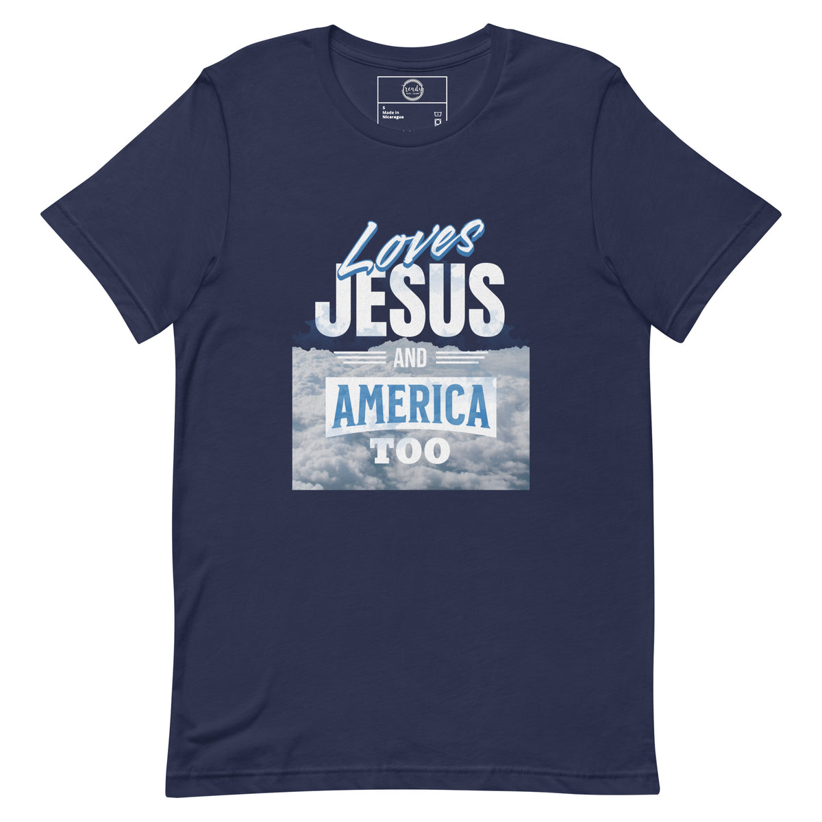 Loves Jesus and America Too t-shirt