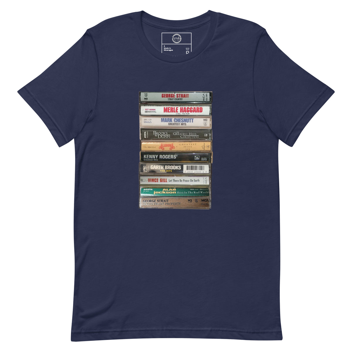 Country Music Cassette T-Shirt