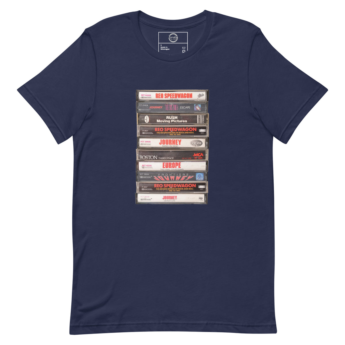 Classic Rock Cassette t-shirt