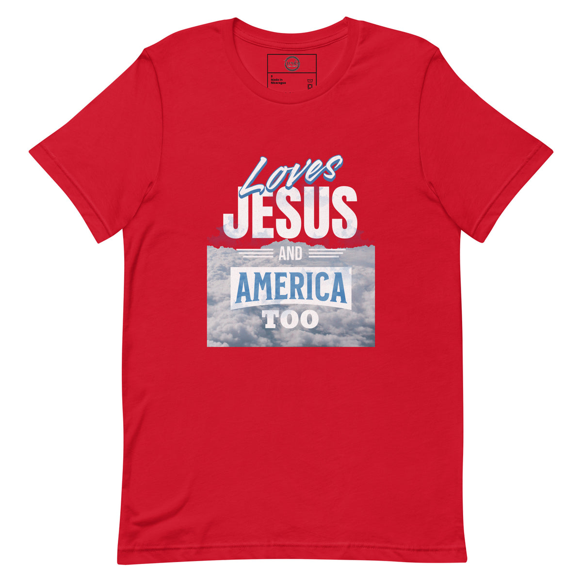 Loves Jesus and America Too t-shirt