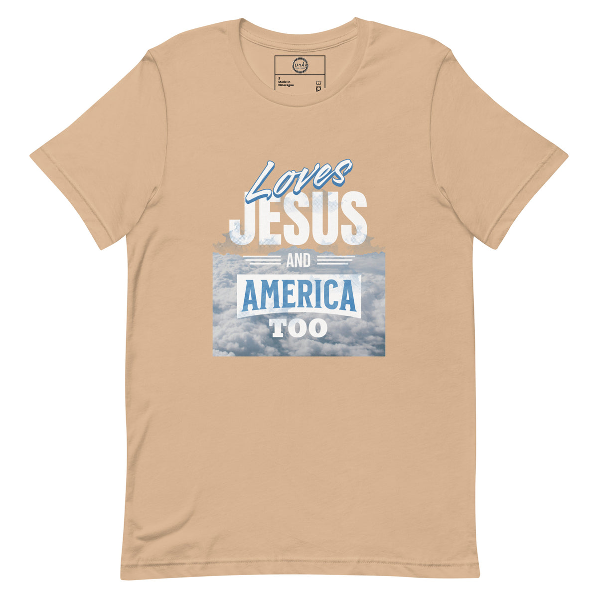 Loves Jesus and America Too t-shirt