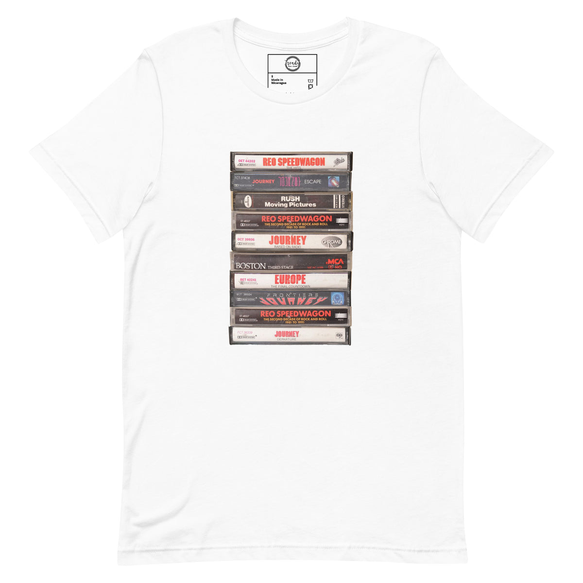 Classic Rock Cassette t-shirt